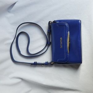 Cromia Leather Lizard Print Mini Crossbody Bag